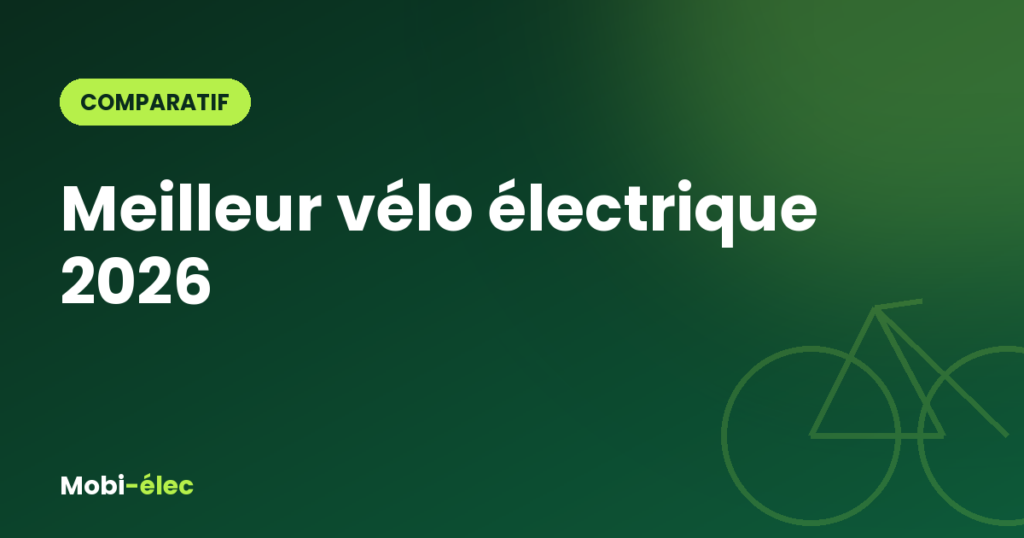 Couverture — meilleur vélo électrique 2026